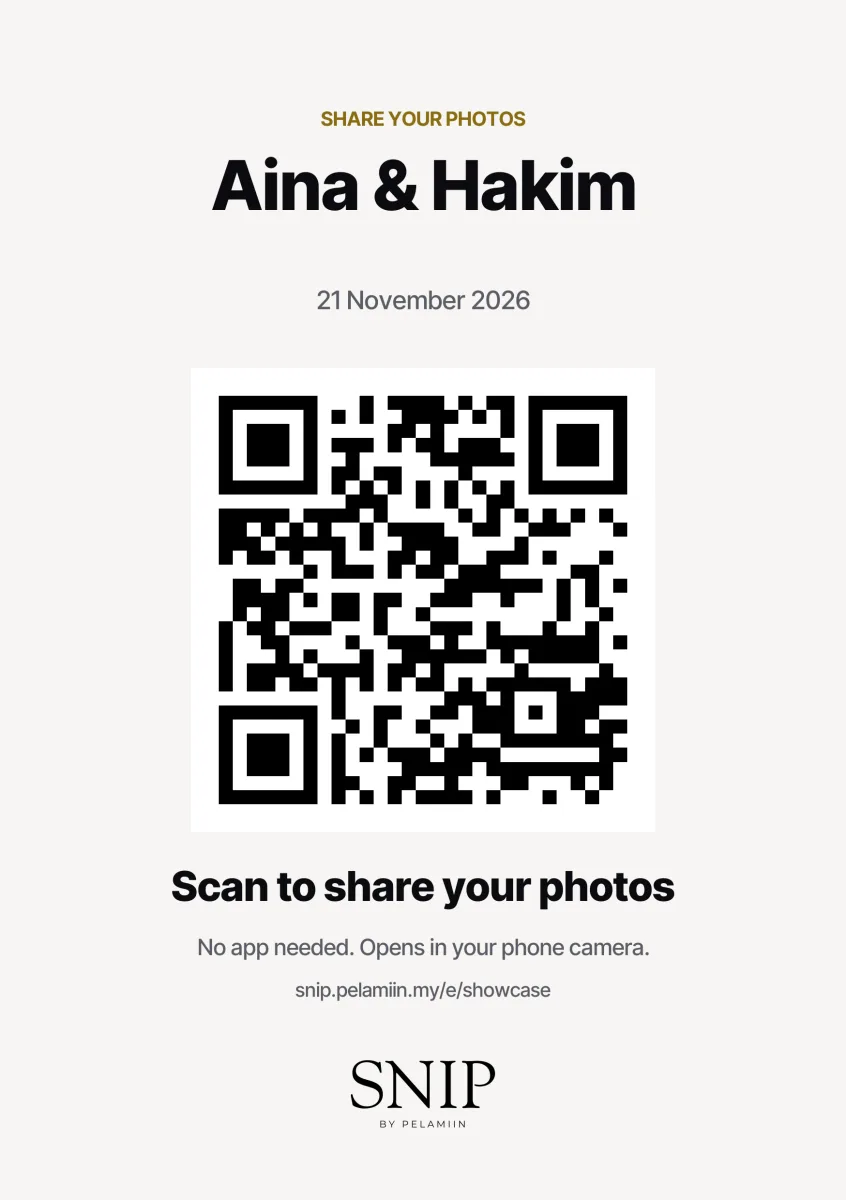 Printable QR card